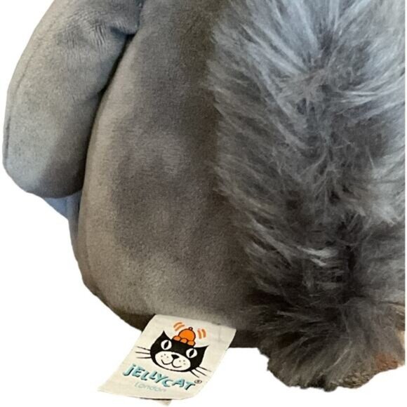 JellyCat Rap Cat Hip Hop Beanie Soft Lovey Baby Plush Doll Stuffed Retired - Picture 5 of 7